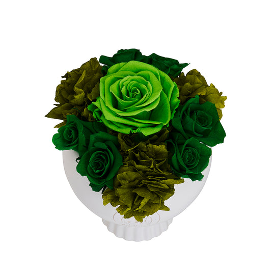 Marquise Vase Green Fusion