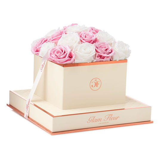 Montagé Square Glow Pink and Glow White