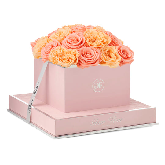 Rosé Square Van Gogh Peach and Coral Peach