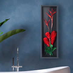 Framed Rose Wall Art
