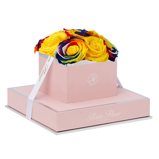 Rosé Chic Rainbow and Yellow