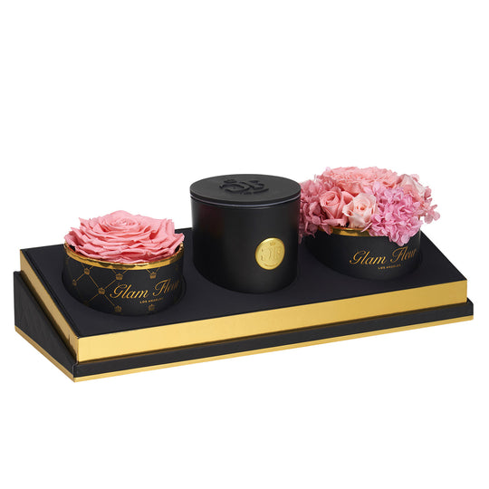 Noir Glam Trio Pink
