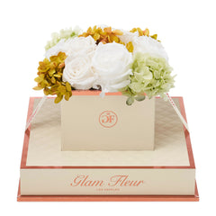 Montagé Chic White Oregano Fusion Preserved Flowers