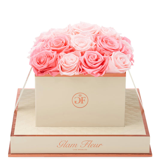 Montagé Square Baby Pink and Light Pink