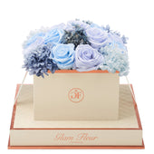 Montagé Square Blue Lavender Fusion Preserved Flowers