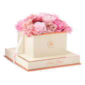 Montagé Square Pink Fusion Preserved Flowers