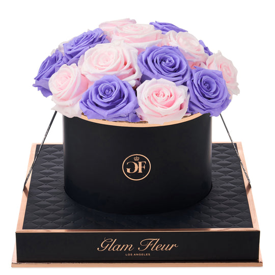Noir Round Violet and Baby Pink