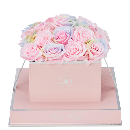 Rosé Square Candy Rainbow and Baby Pink