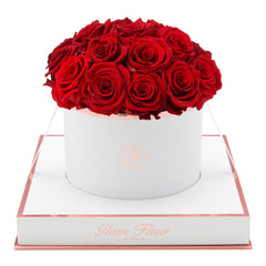 Blanche Round Red