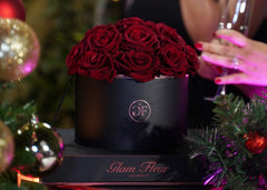 Noir Round Red
